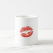Tasse avec marque de baiser de lèvres avec image d (Centre)