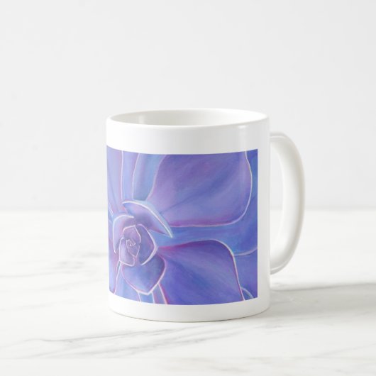 Tasse avec motif floral (Devant droit)