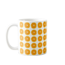 Tasse avec motif oranges