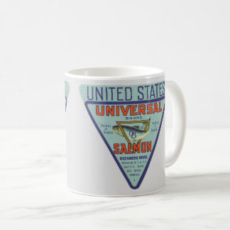 Tasse avec œuvre d'art historique vintage