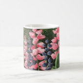 Tasse avec œuvre d'art originale de fleurs sauvage (Centre)