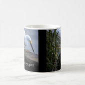 Tasse avec photo d'Aigrette neigeuse (Centre)