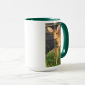 Tasse avec photo de cerf (Devant droit)
