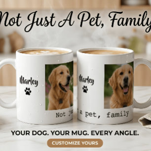 Tasse avec photo de chien, pas seulement un animal
