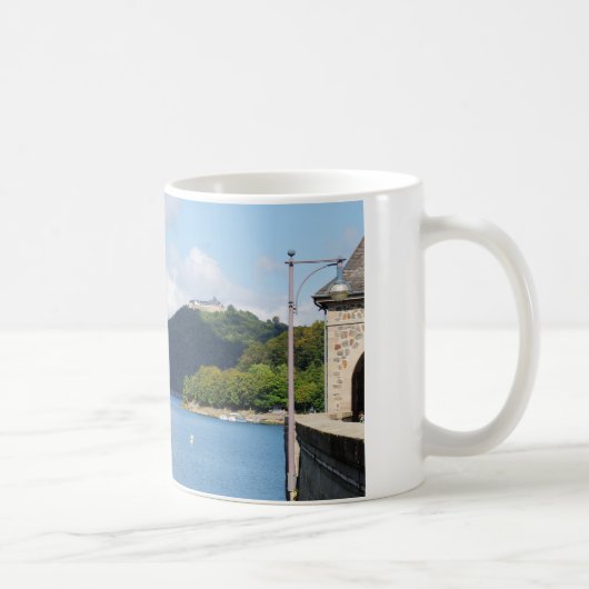 Tasse avec photo du lac Edersee et château de Wald (Droite)