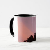 tasse avec photo originale coucher de soleil avec  (Devant gauche)