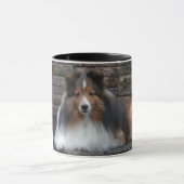 tasse avec photo originale Sheltie (Centre)
