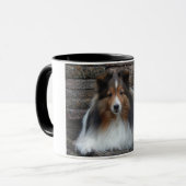 tasse avec photo originale Sheltie (Devant gauche)