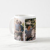 Tasse avec photos d’un couple faisant du vélo (Devant gauche)