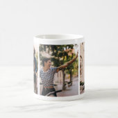 Tasse avec photos d’un couple faisant du vélo (Centre)