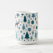 tasse avec rennes d'hiver (Centre)