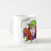 Tasse avec tatouage flash de Dame Leprechaun (Devant gauche)