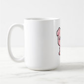 Tasse avec un bébé cochon mignon (Gauche)