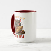 Tasse avec un rat mignon (Devant gauche)