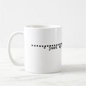 Tasse avec une ligne de suffisance (Gauche)