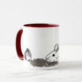 Tasse avec une souris (Devant gauche)