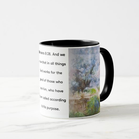 Tasse avec verset biblique (Devant droit)
