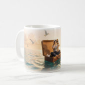 Tasse Aventure Océanique Fille dans Valise (Devant gauche)