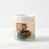 Tasse Aventure Océanique Fille dans Valise (Centre)