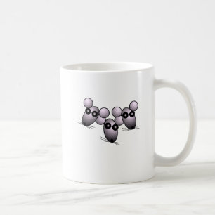 Tasse aveugle de trois souris