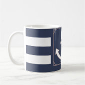 Tasse Aweigh de marin d'Ancres dans la marine (Gauche)