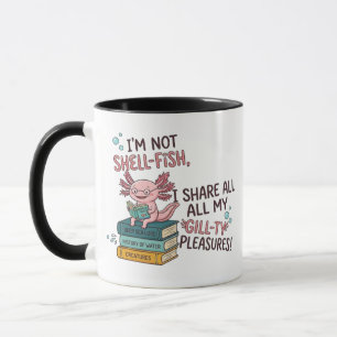 Tasse Axolotl 'Je ne suis pas un poisson coquillag