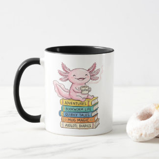 Tasse Axolotl Rose Kawaii - Cadeau Juste Une Fille