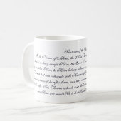 Tasse Ayatul Kursi (Devant gauche)