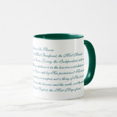 Tasse Ayatul Kursi (Devant droit)