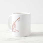 Tasse Balai de Sorcière Enchantée Rose (Devant gauche)