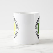 Tasse Balle de Tennis Personnalisée avec Texte de Grande (Devant)