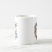 Tasse Baroque avec la lettre 'D' pour une princess (Centre)
