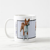 Tasse BAS1 de Basenji (Gauche)