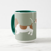 Tasse Basset Hound (Devant gauche)