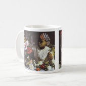 Tasse : Bazzile Negress avec des pivoines (Devant gauche)