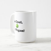 Tasse Be Cool, Be Vegan (Devant gauche)