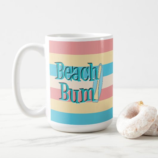 Tasse Beach Bum 15 oz. (Avec donut)