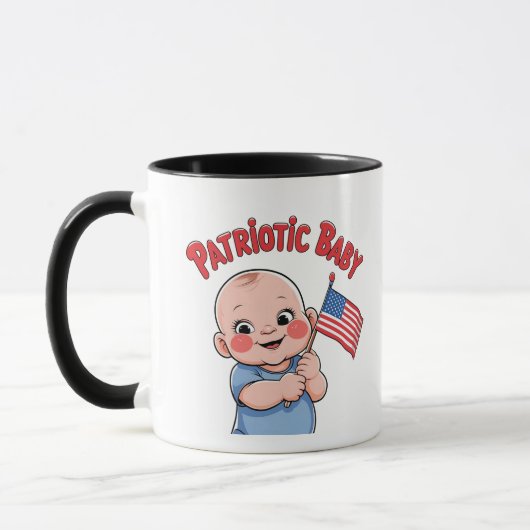 Tasse bébé Funny 'Merica (Gauche)