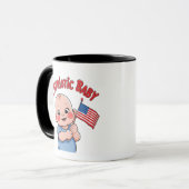 Tasse bébé Funny 'Merica (Devant gauche)