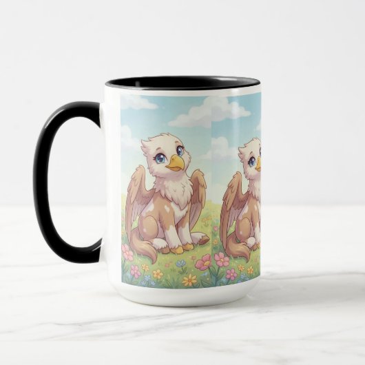 Tasse bébé griffon | Créature de fantasy mignonne (Gauche)