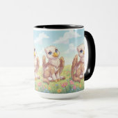 Tasse bébé griffon | Créature de fantasy mignonne (Devant droit)