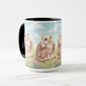 Tasse bébé griffon | Créature de fantasy mignonne (Devant gauche)