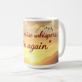 Tasse « Begin Again » de 15 onces (Devant droit)