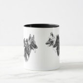 Tasse belge de Tervuren Malinois de chien de (Centre)