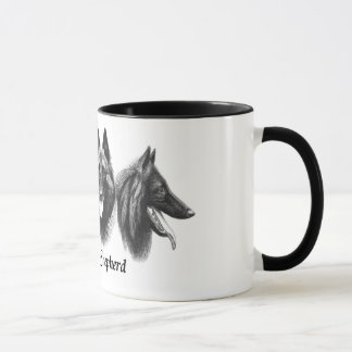 Tasse belge de Tervuren Malinois Groenendael de