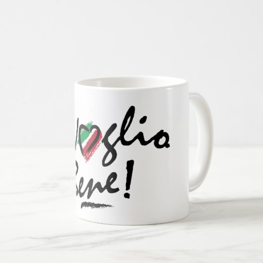Tasse : Bene italien de voglio de Ti (Devant droit)