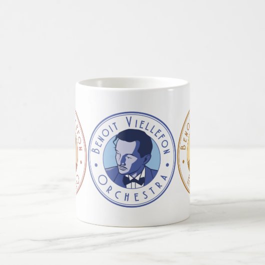 Tasse - Benoit Viellefon (logo triple de couleur) (Centre)