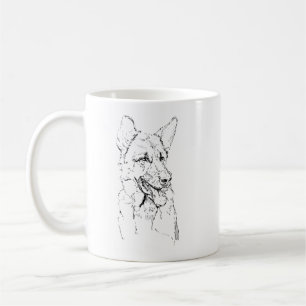 Tasse Bergère Allemande, Café de Maman de Chien Pe