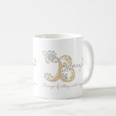 tasse Bernyce lettre B nom et signification (Devant droit)