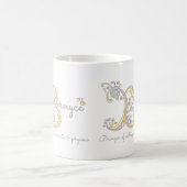 tasse Bernyce lettre B nom et signification (Centre)